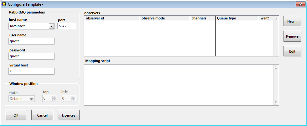Configure Murmex